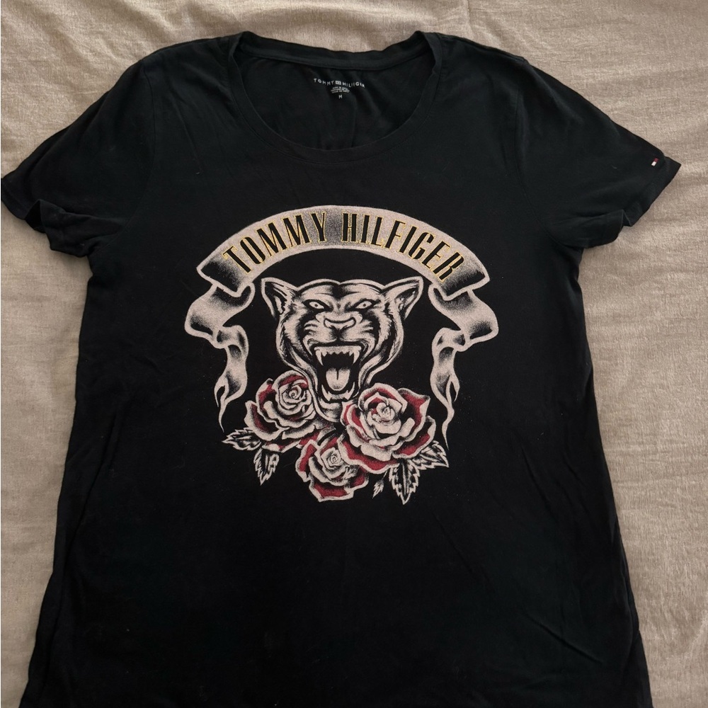 Women’s Tommy Hilfiger Black Graphic T-Shirt